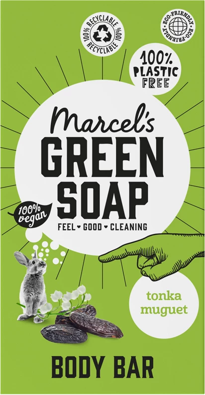Marcel's Green Soap Feste Duschpflege Tonka & Maiglöckchen 1 Marcel's Green Soap Feste Duschpflege Tonka & Maiglöckchen