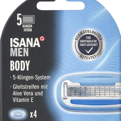 ISANA MEN Body Rasierklingen