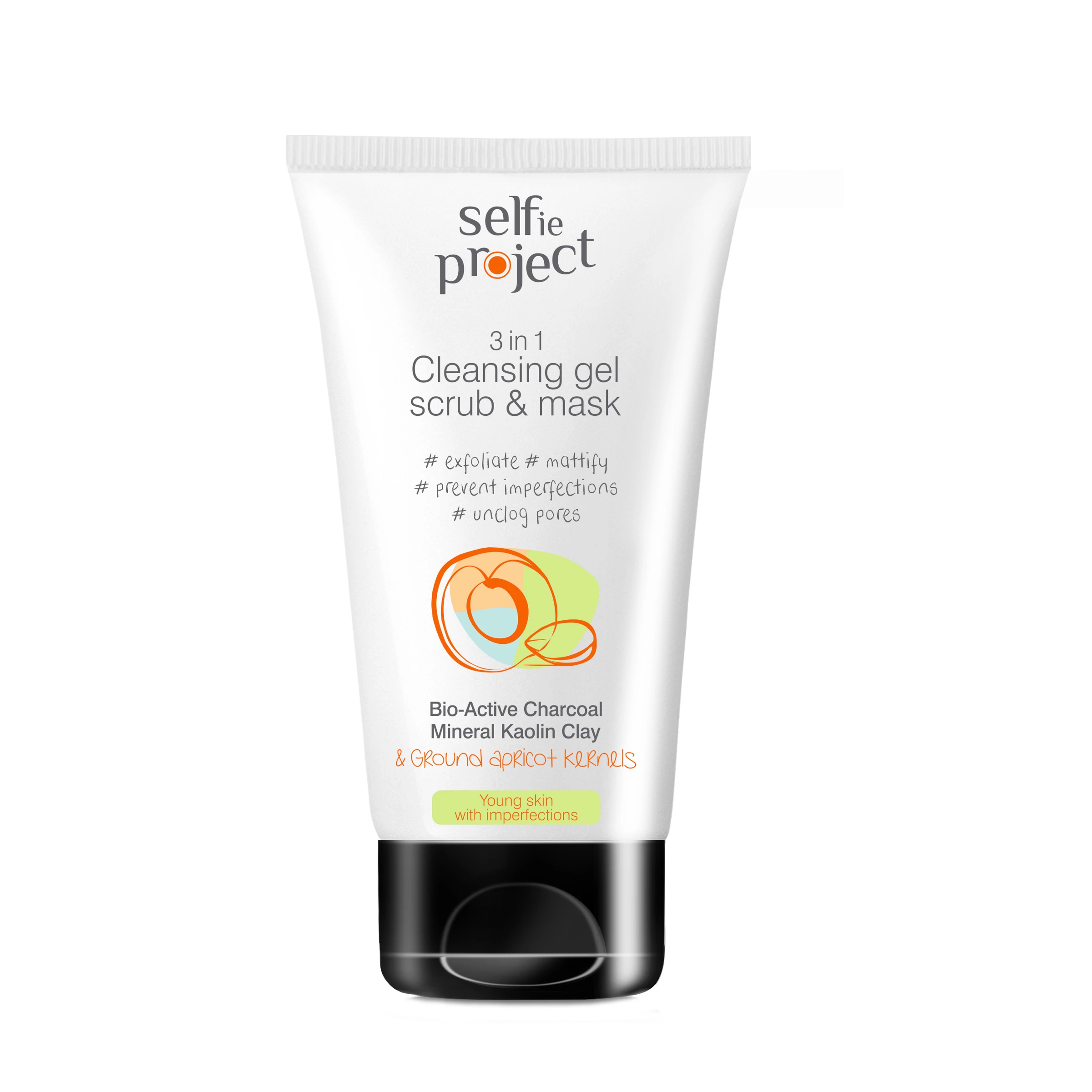 Selfie Project 3 In 1 Cleansing Gel Scrub & Mask 1 Selfie Project 3 In 1 Cleansing Gel Scrub & Mask