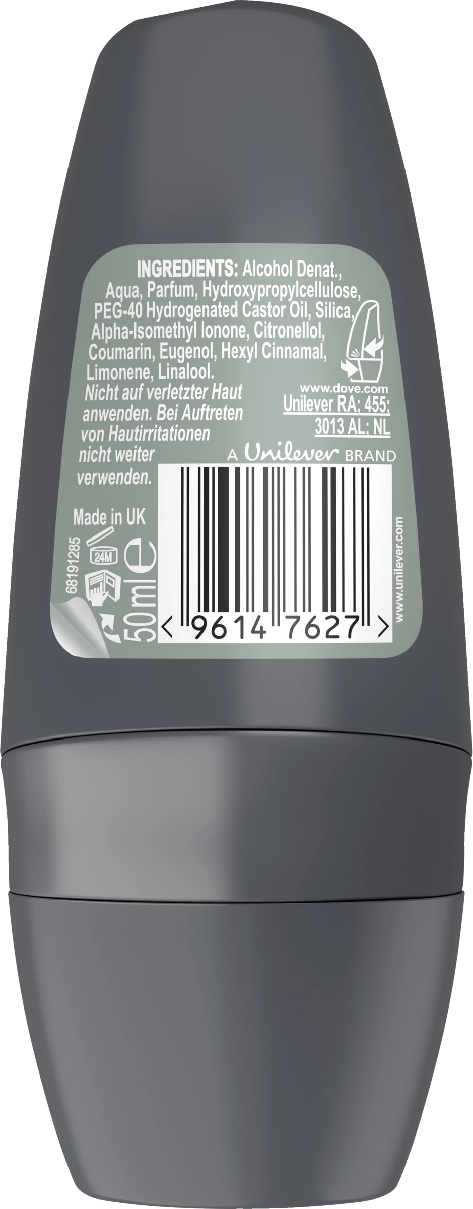 Dove Men+Care Clean Fresh Deo Roll-on 2 Dove Men+Care Clean Fresh Deo Roll-on – Bild 2