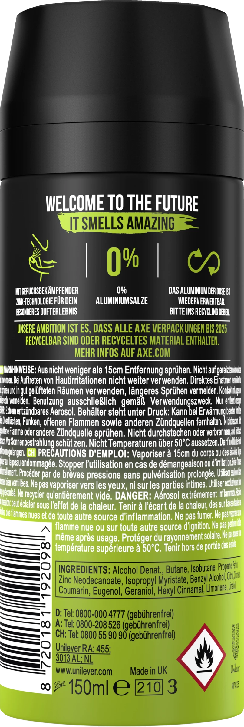 Axe Deo & Body Spray Epic Fresh 2 Axe Deo & Body Spray Epic Fresh – Bild 2