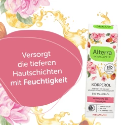Alterra NATURKOSMETIK Körperöl Bio-Pfingstrose & Bio-Mandel -Satin Naturel shop MAM 8397331 SHOP IMAGE 1.4