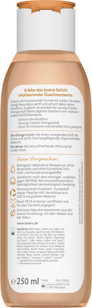 Lavera Pflegedusche Vitalisierend 2 Lavera Pflegedusche Vitalisierend – Bild 2