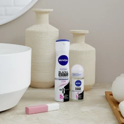 NIVEA Anti-Transpirant Roll-on Black & White Invisible Clear 10 NIVEA Anti-Transpirant Roll-on Black & White Invisible Clear -Satin Naturel shop MAM 8419299 SHOP IMAGE 1.4