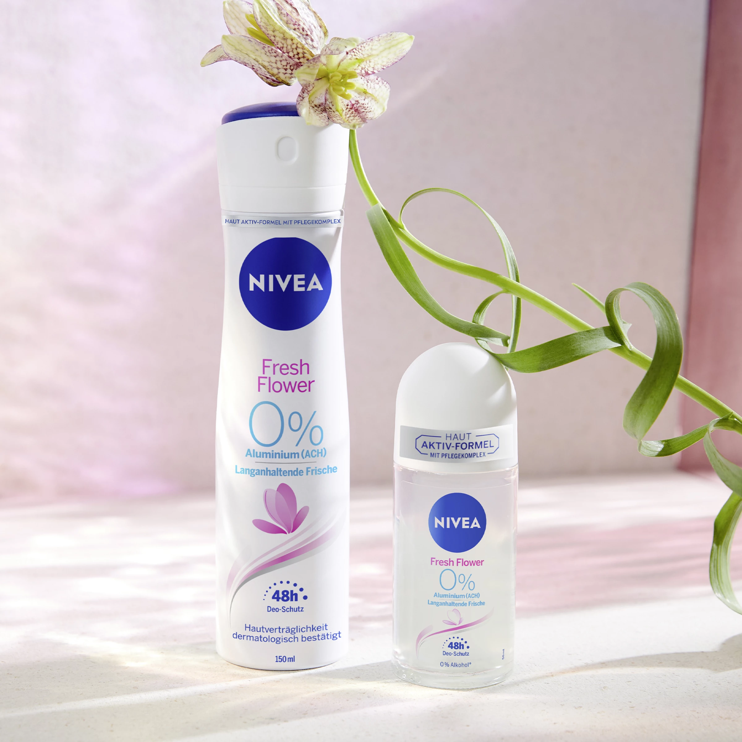 NIVEA Deodorant Roll-on Fresh Flower 3 NIVEA Deodorant Roll-on Fresh Flower – Bild 3