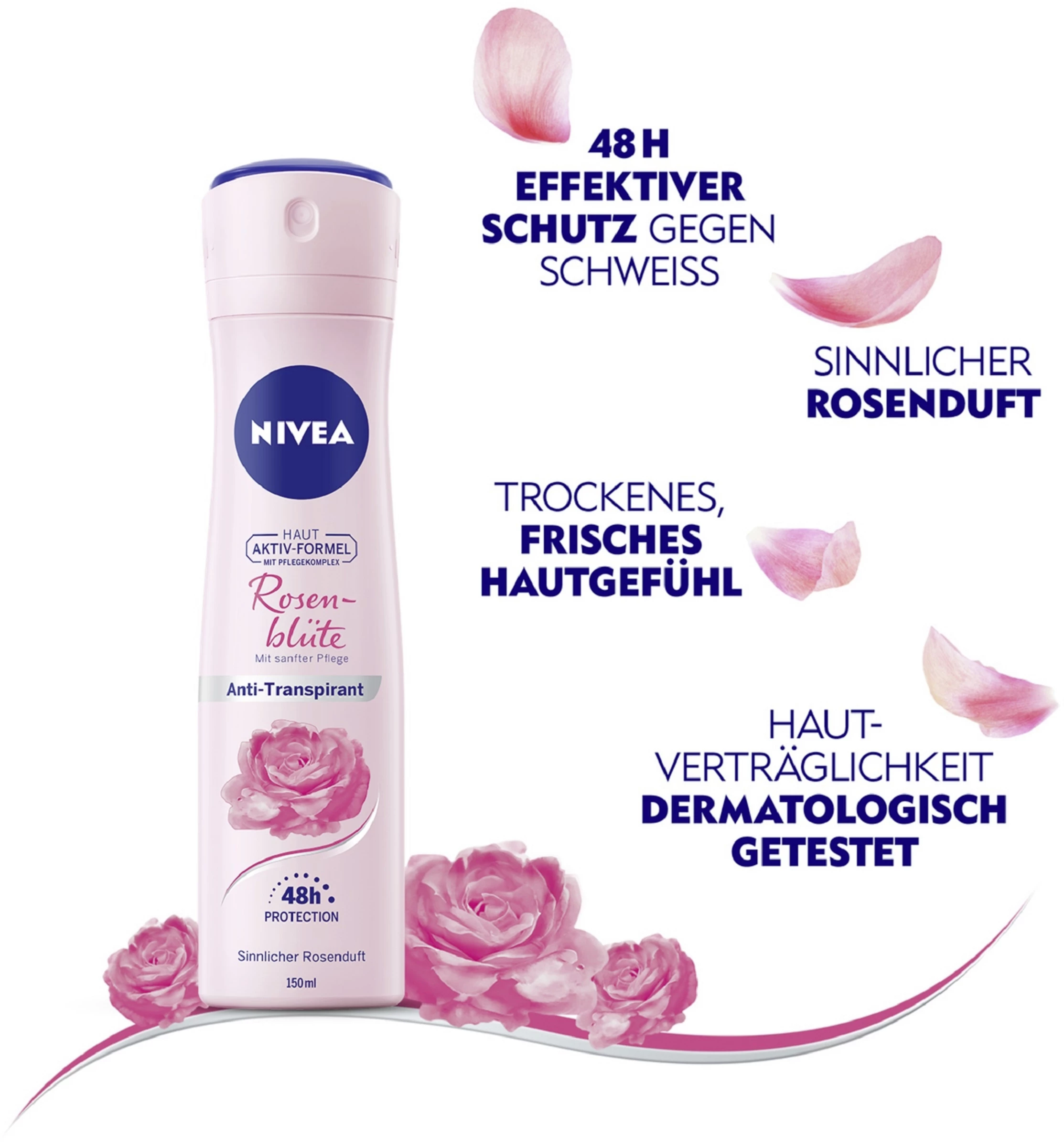 NIVEA Anti-Transpirant Spray Rosenblüte 5 NIVEA Anti-Transpirant Spray Rosenblüte – Bild 5