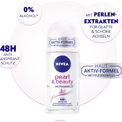 NIVEA Anti-Transpirant Roll-on Pearl & Beauty 13 NIVEA Anti-Transpirant Roll-on Pearl & Beauty -Satin Naturel shop MAM 8419535 SHOP IMAGE 1.4