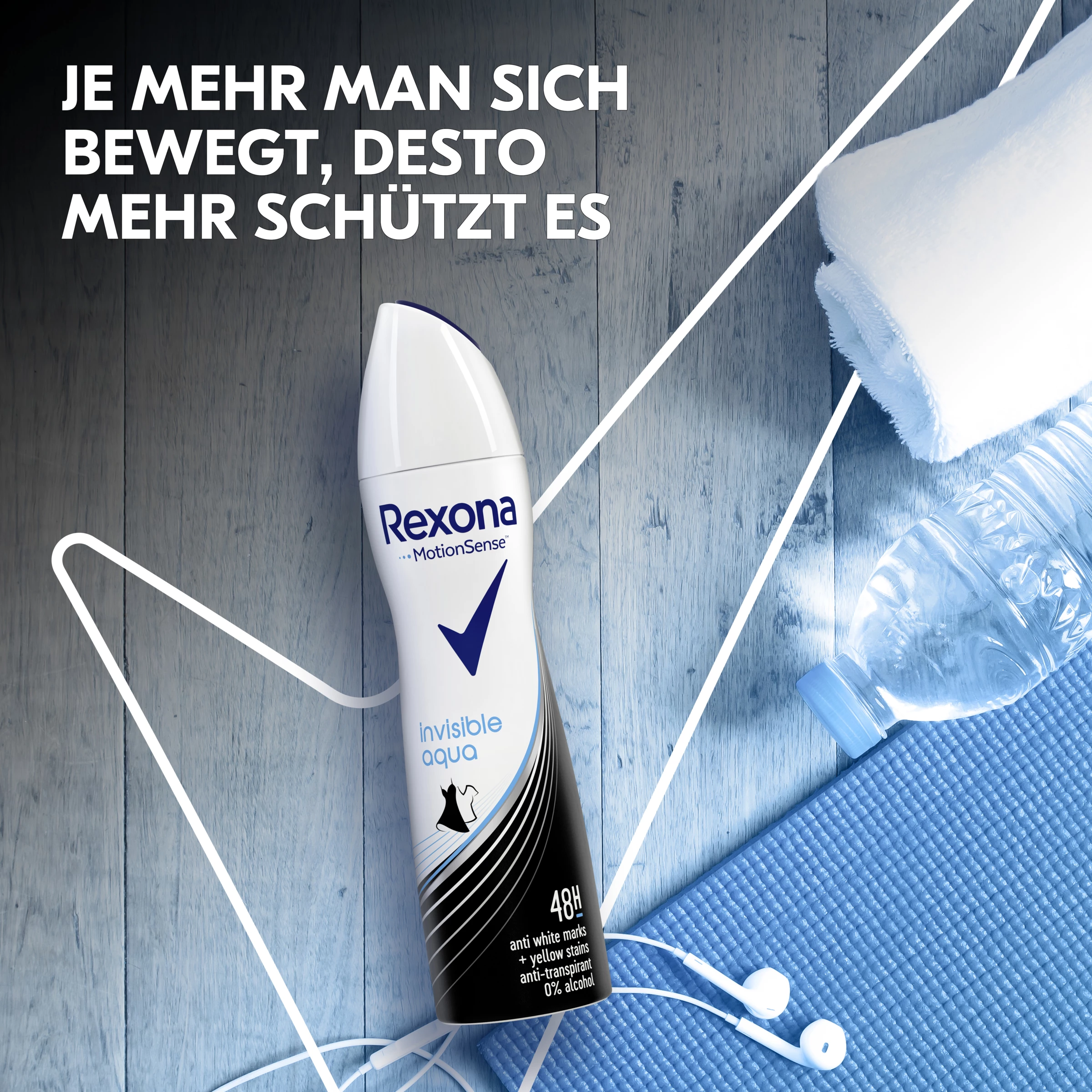 Rexona Anti-Transpirant Deo Spray Invisible Aqua 10 Rexona Anti-Transpirant Deo Spray Invisible Aqua – Bild 10