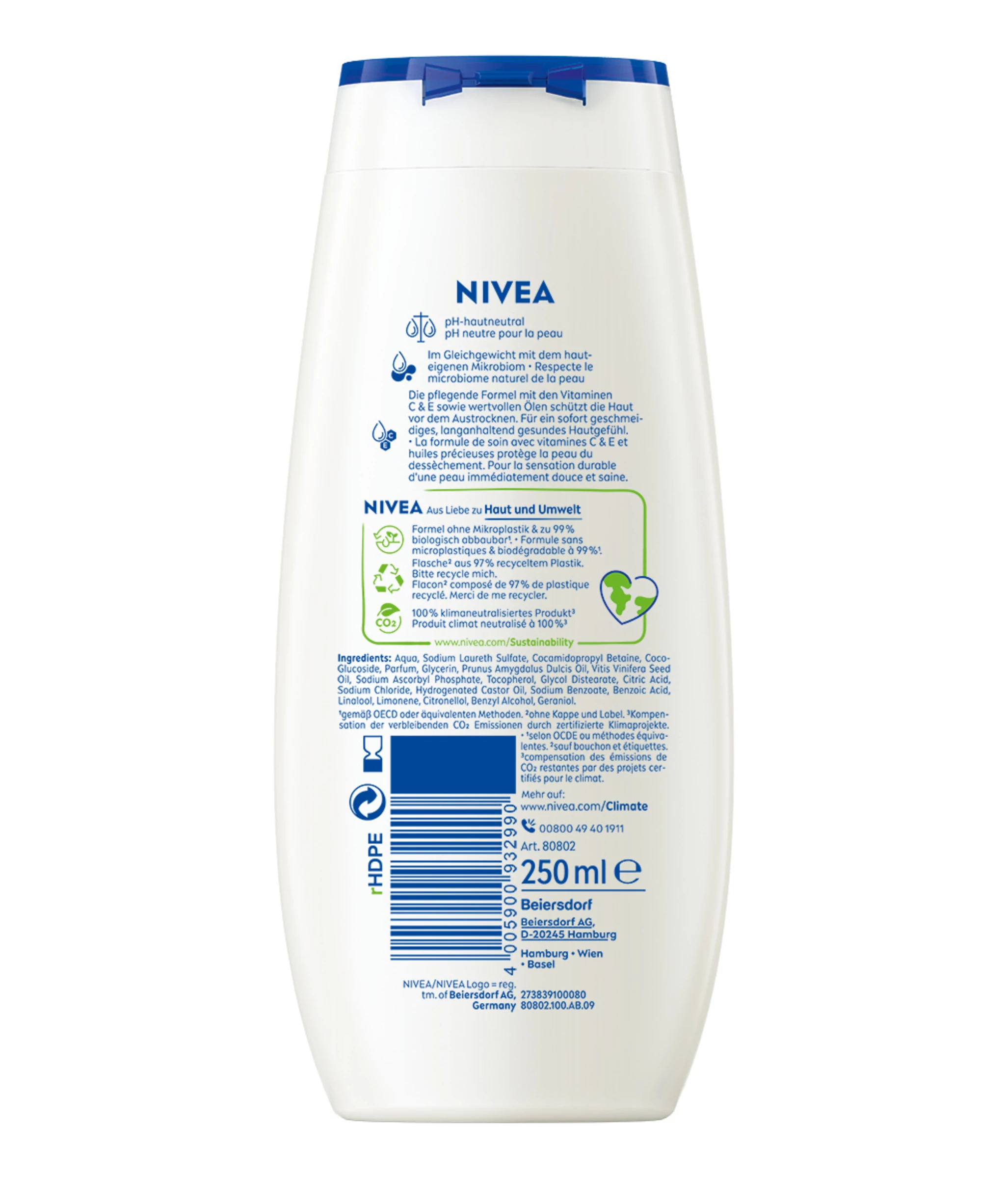 NIVEA Pflegedusche Creme Soft & Mandelöl 2 NIVEA Pflegedusche Creme Soft & Mandelöl – Bild 2
