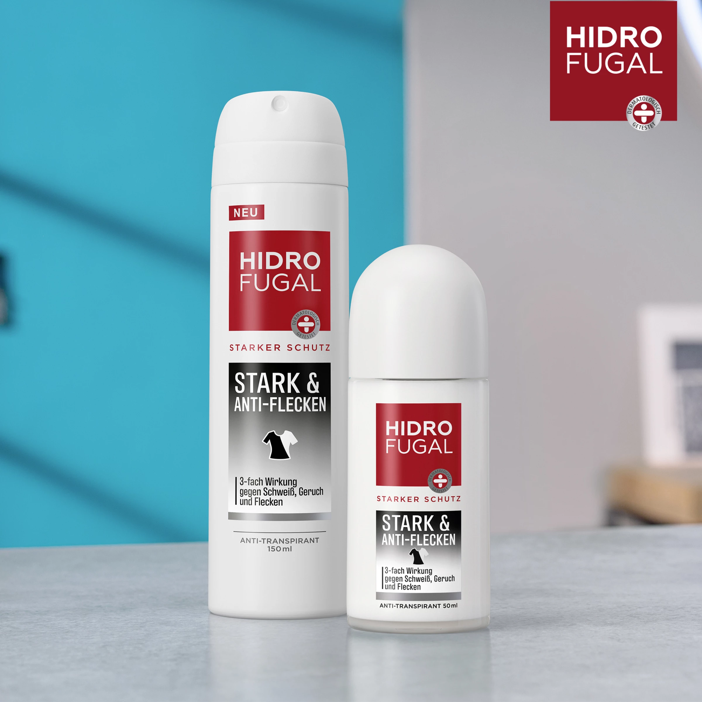 Hidrofugal Stark & Anti-Flecken Anti-Transpirant Roll-on 3 Hidrofugal Stark & Anti-Flecken Anti-Transpirant Roll-on – Bild 3