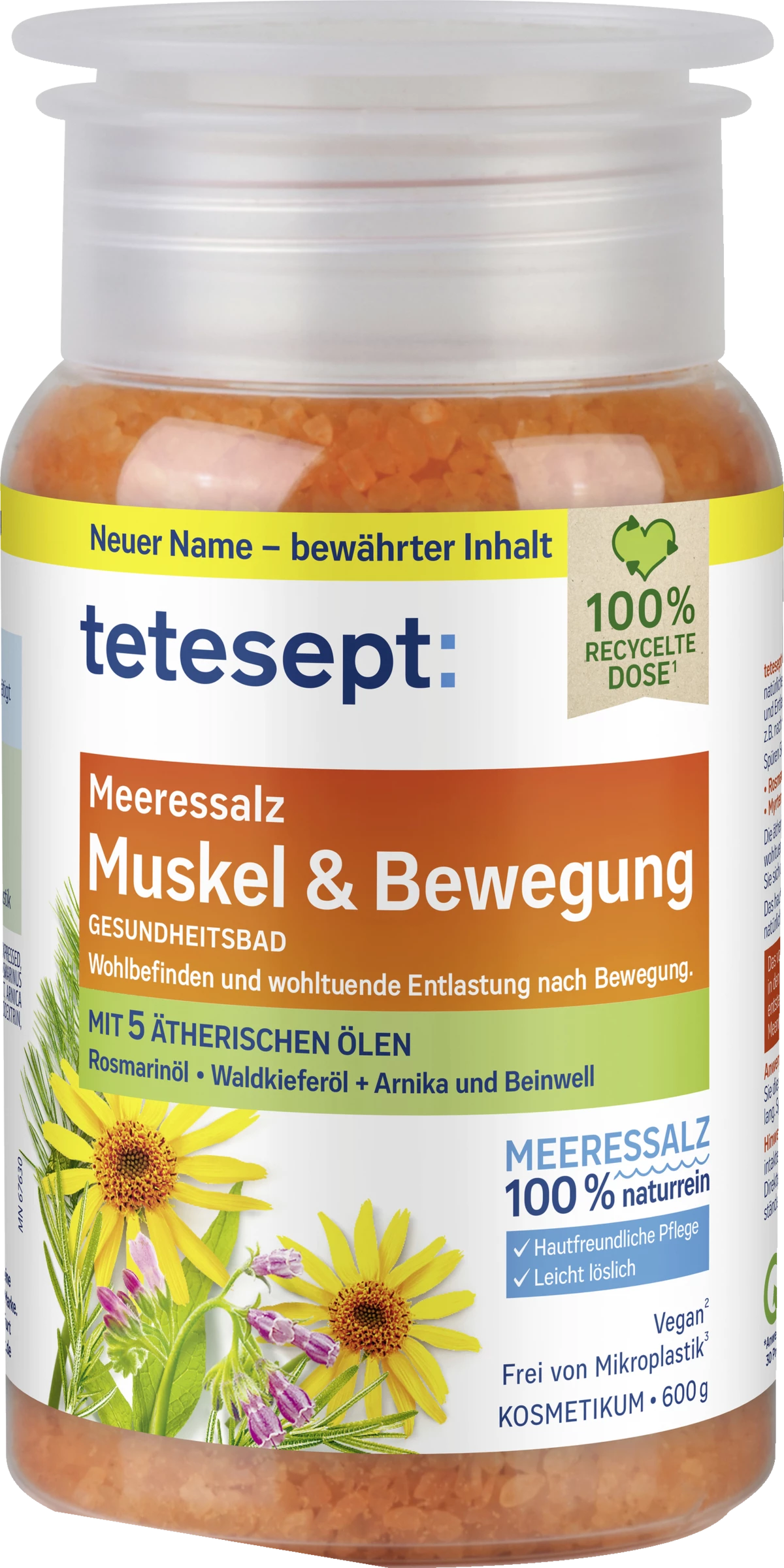 Tetesept Meeressalz Muskel & Bewegung Gesundheitsbad 1 Tetesept Meeressalz Muskel & Bewegung Gesundheitsbad
