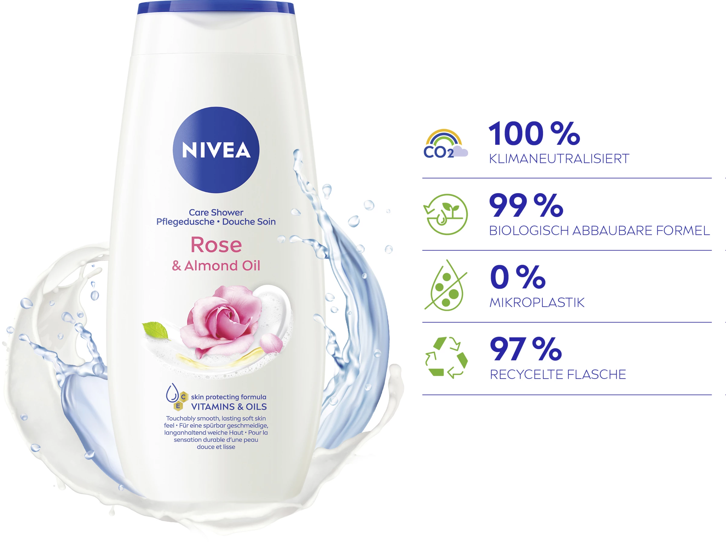 NIVEA Pflegedusche Rose & Almond Oil 5 NIVEA Pflegedusche Rose & Almond Oil – Bild 5