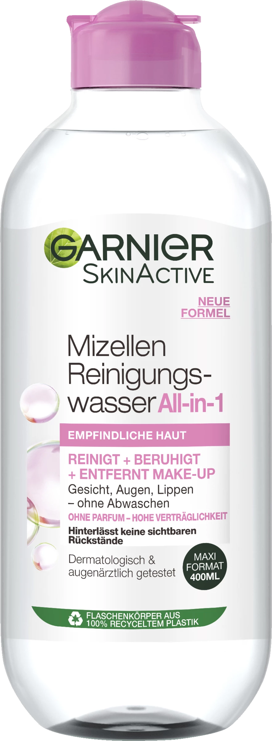 Garnier SkinActive Mizellen Reinigungswasser All-in-1 1 Garnier SkinActive Mizellen Reinigungswasser All-in-1