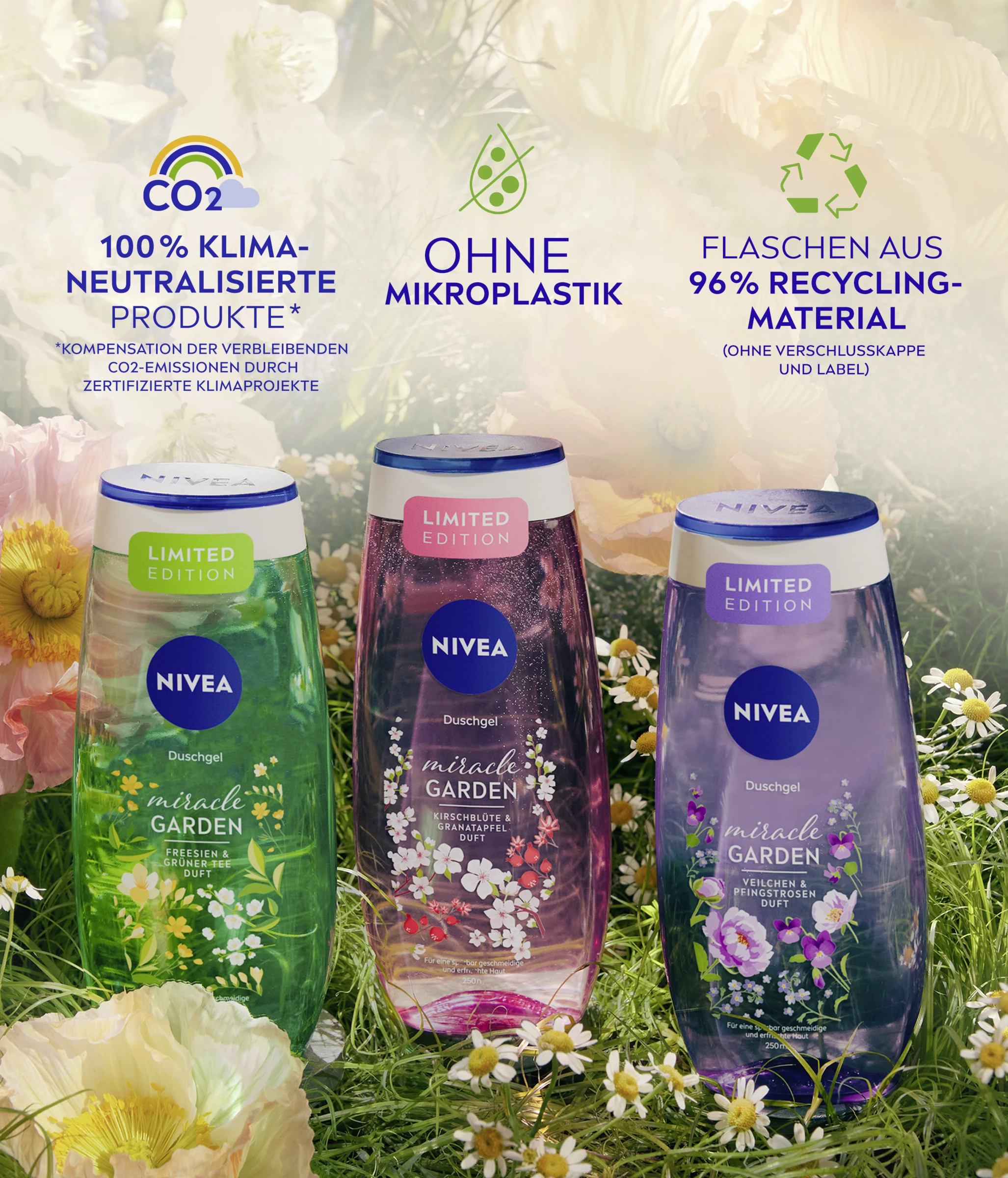 NIVEA Pflegedusche Miracle GARDEN V Eilchen & Pfingstrosen Duft 4 NIVEA Pflegedusche Miracle GARDEN V Eilchen & Pfingstrosen Duft – Bild 4