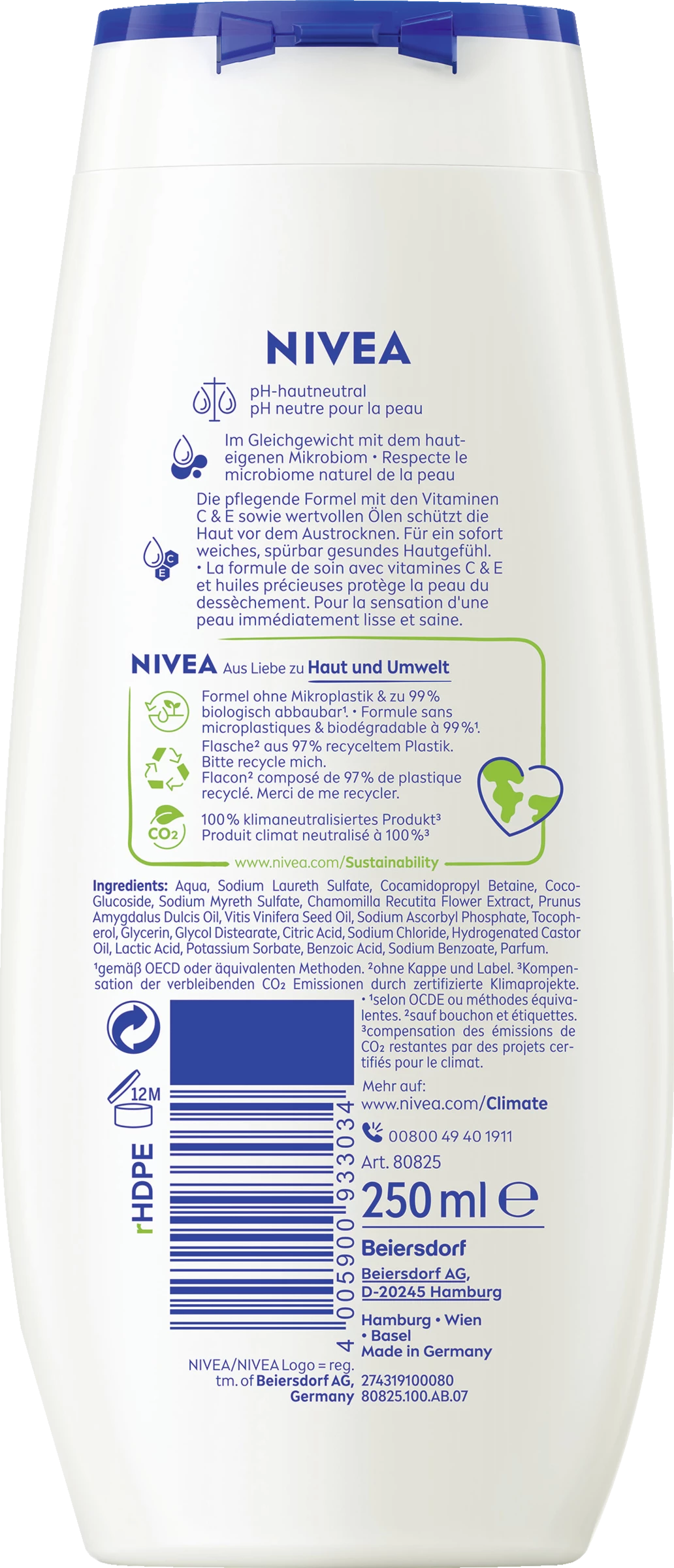 NIVEA Pflegedusche Creme Sensitive 2 NIVEA Pflegedusche Creme Sensitive – Bild 2