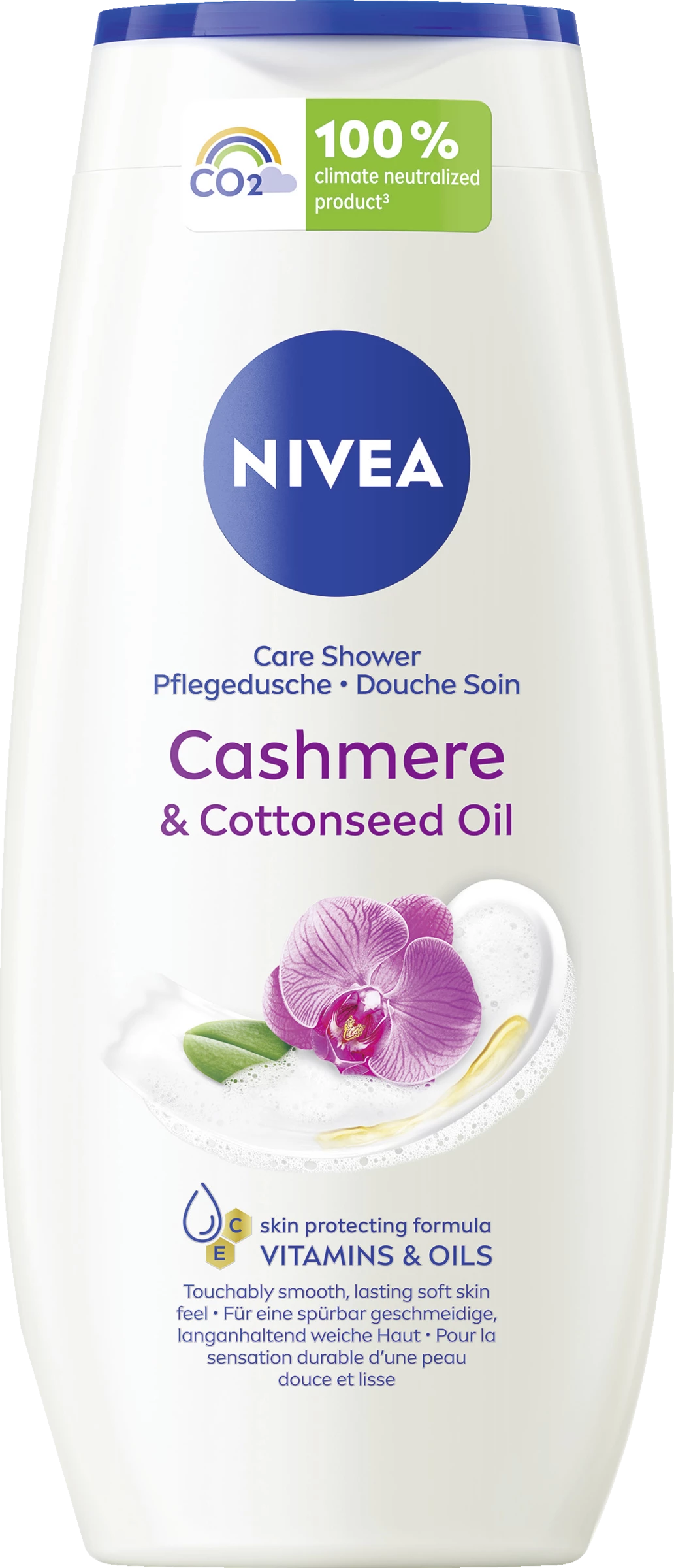 NIVEA Pflegedusche Cashmere & Cottonseed Oil 1 NIVEA Pflegedusche Cashmere & Cottonseed Oil