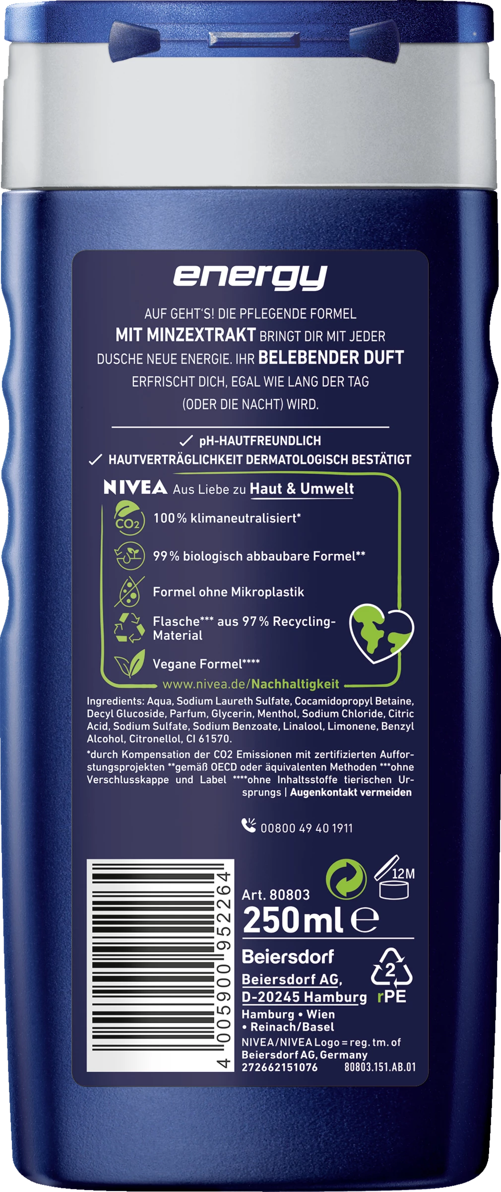NIVEA MEN Duschgel Energy 2 NIVEA MEN Duschgel Energy – Bild 2