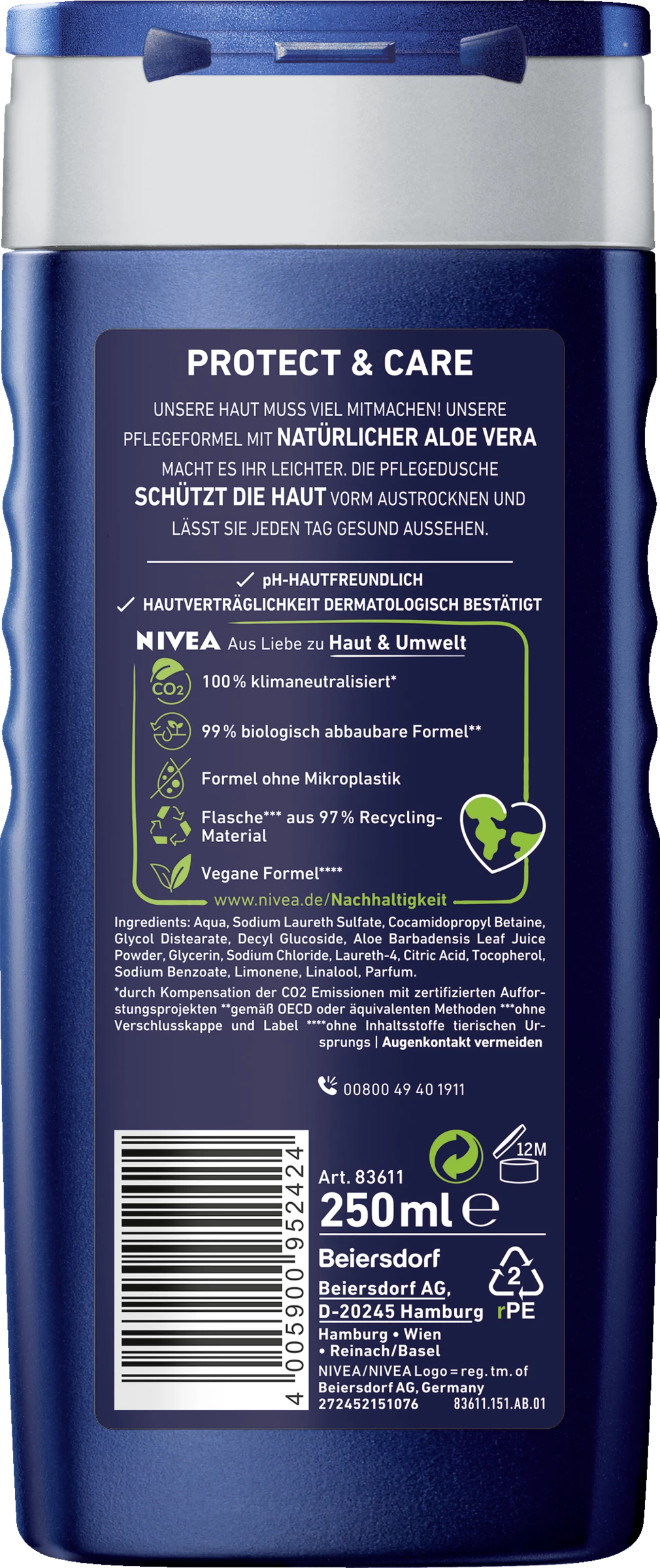 NIVEA MEN Duschgel Protect & Care 2 NIVEA MEN Duschgel Protect & Care – Bild 2