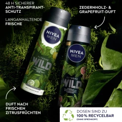 NIVEA MEN Anti-Transpirant Spray Extreme Wild Zitrusfrüchte -Satin Naturel shop MAM 8543570 SHOP IMAGE 1.4