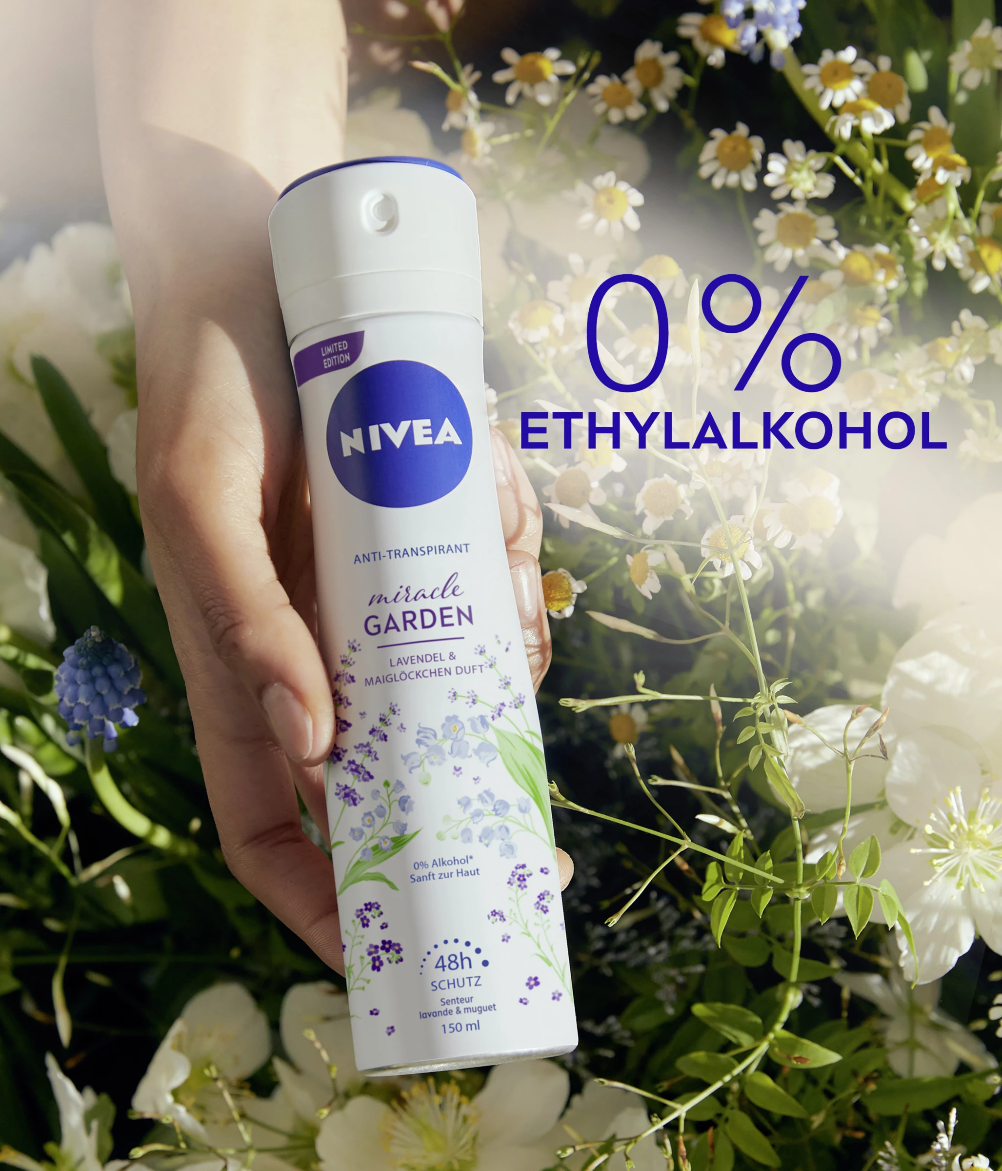 NIVEA Anti-Transpirant Spray Miracle Garden Lavendel 5 NIVEA Anti-Transpirant Spray Miracle Garden Lavendel – Bild 5
