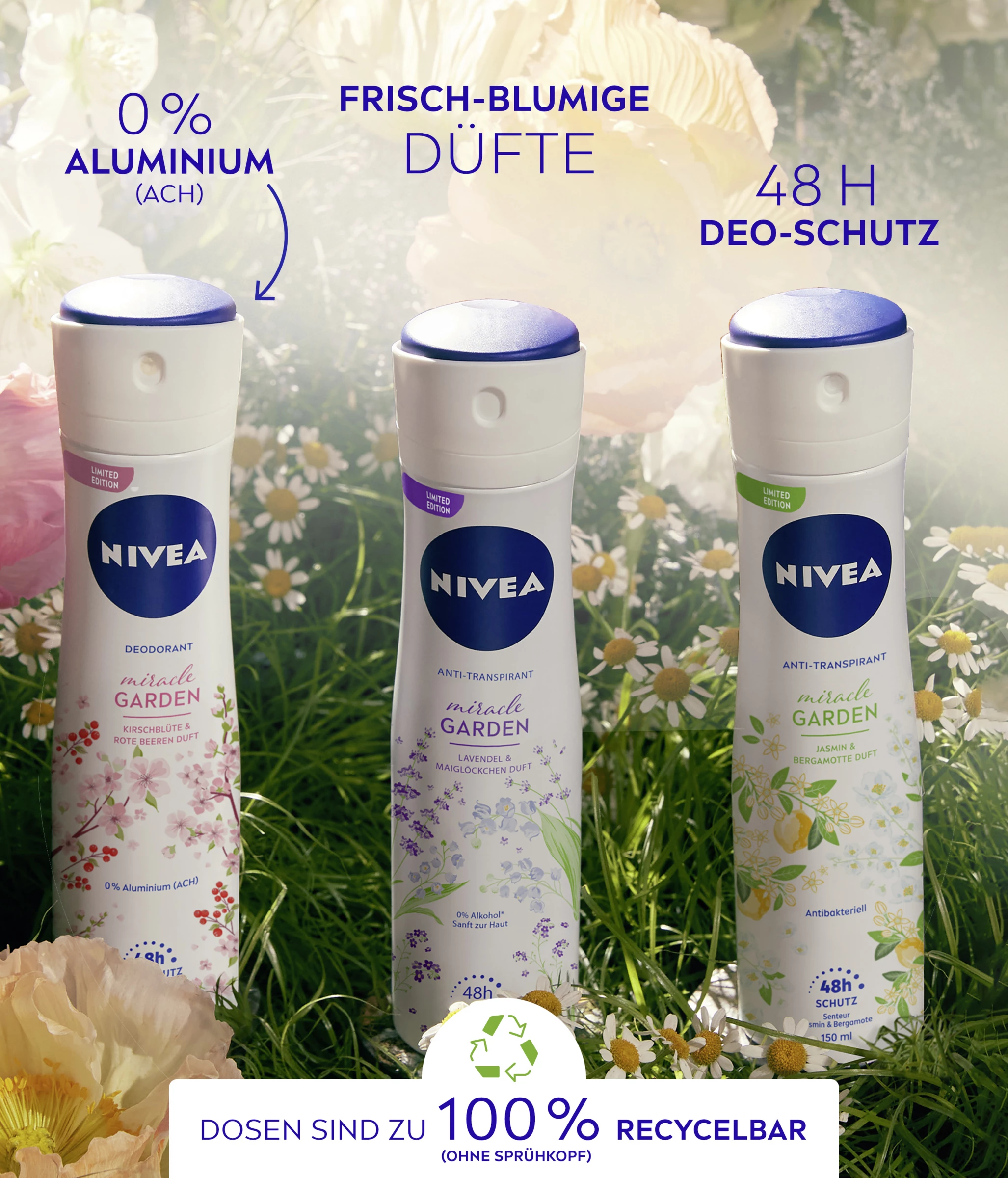 NIVEA Anti-Transpirant Spray Miracle Garden Lavendel 4 NIVEA Anti-Transpirant Spray Miracle Garden Lavendel – Bild 4