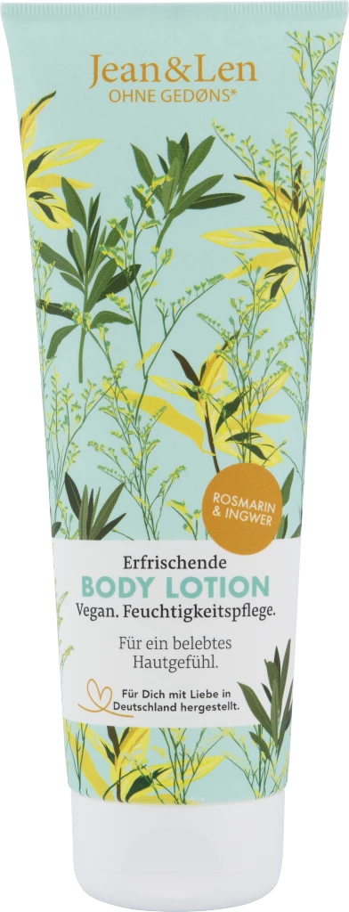 Jean&Len Erfrischende Body Lotion Rosmarin & Ingwer 1 Jean&Len Erfrischende Body Lotion Rosmarin & Ingwer