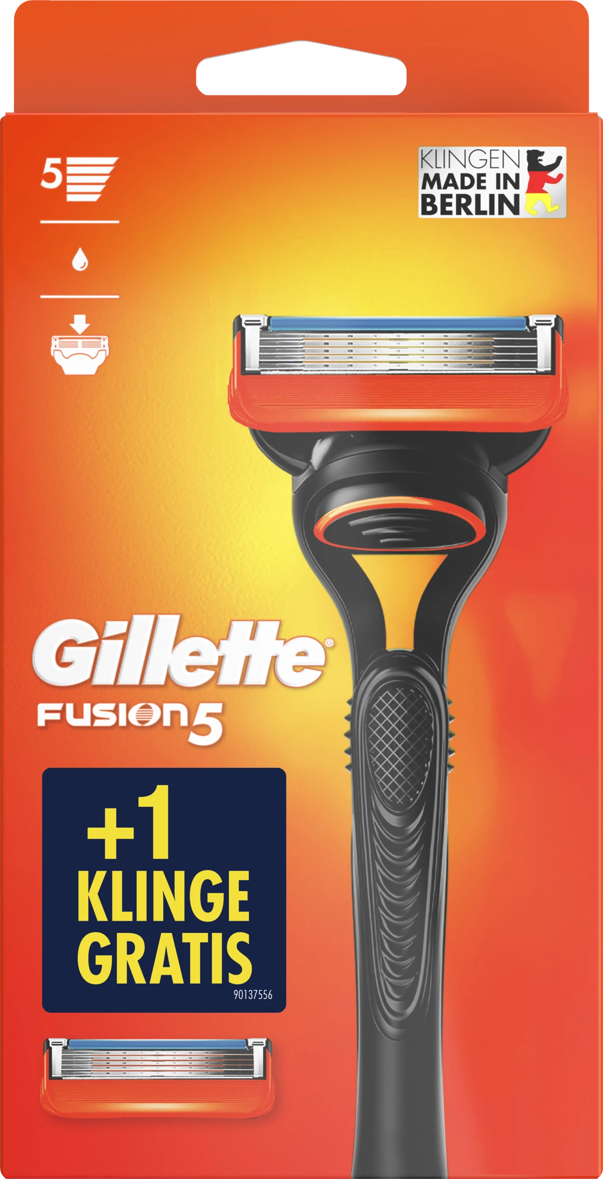 Gillette® Rasierer Fusion5 Mit 1 Klinge Gratis 1 Gillette® Rasierer Fusion5 Mit 1 Klinge Gratis