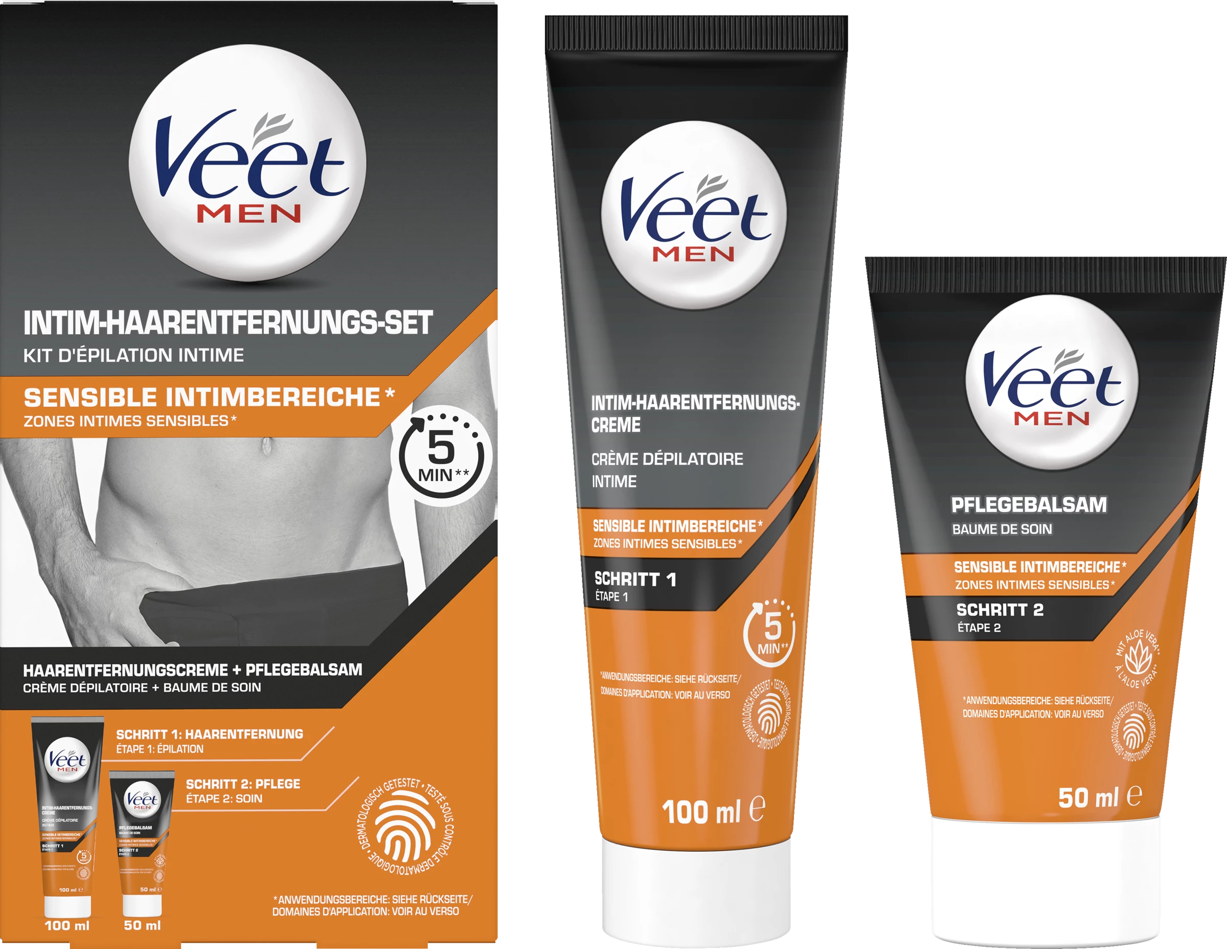 Veet For Men Intim Haarentfernungs-Set Für Männer 2 Veet For Men Intim Haarentfernungs-Set Für Männer – Bild 2