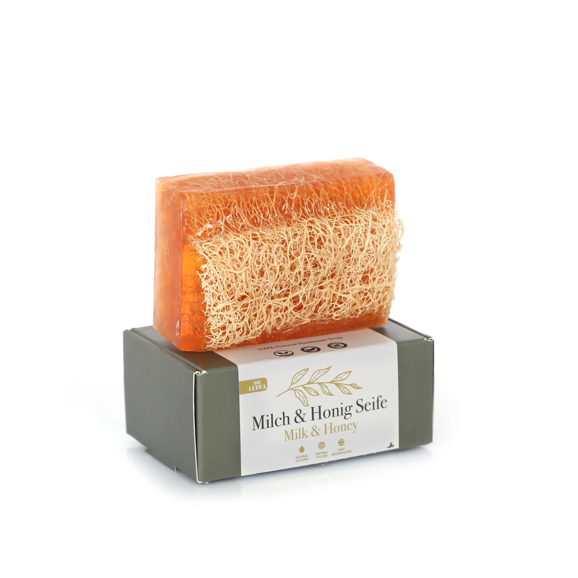 Lifsu Milch & Honig Duschseife Mit Luffa 1 Lifsu Milch & Honig Duschseife Mit Luffa