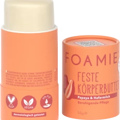 Foamie Feste Körperbutter Papaya & Hafermilch 5 Foamie Feste Körperbutter Papaya & Hafermilch -Satin Naturel shop MAM 8629496 SHOP IMAGE 1.4