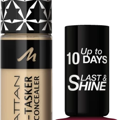 Manhattan Set Multi-Tasker Concealer 40+Last&Shine Nagellack 660- Bite My Lip