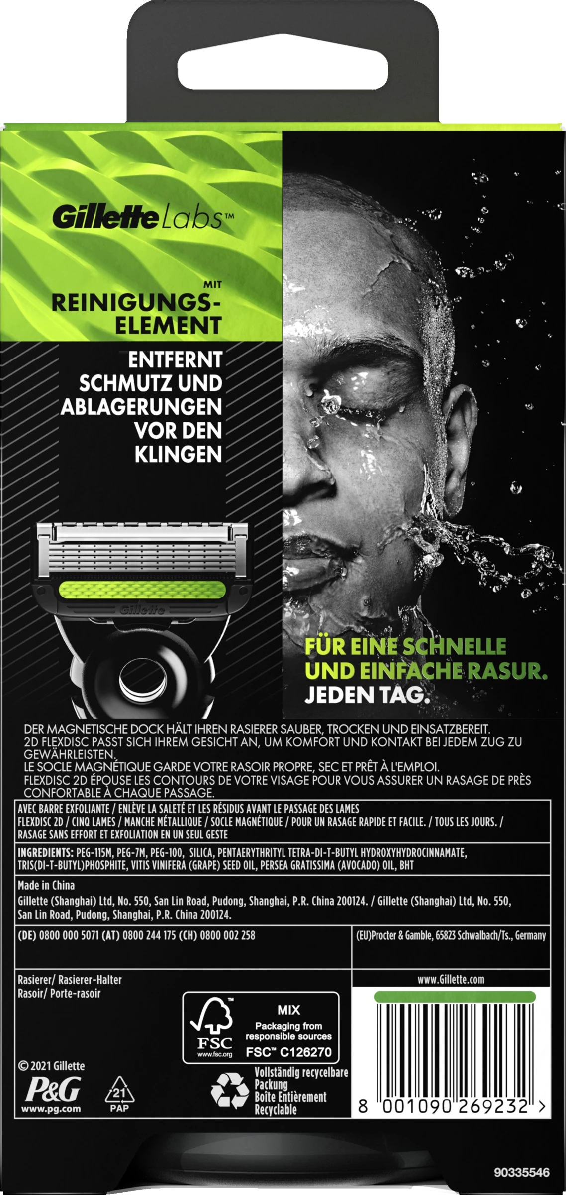 Gillette® Labs Rasierer Mit 1 Klinge 4 Gillette® Labs Rasierer Mit 1 Klinge – Bild 4