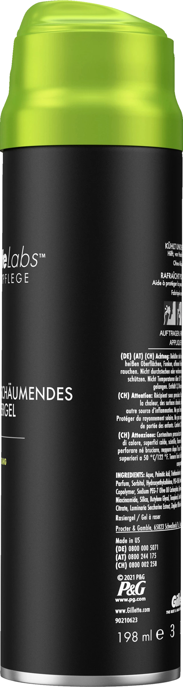 Gillette® Labs Schnell Aufschäumendes Rasiergel 2 Gillette® Labs Schnell Aufschäumendes Rasiergel – Bild 2