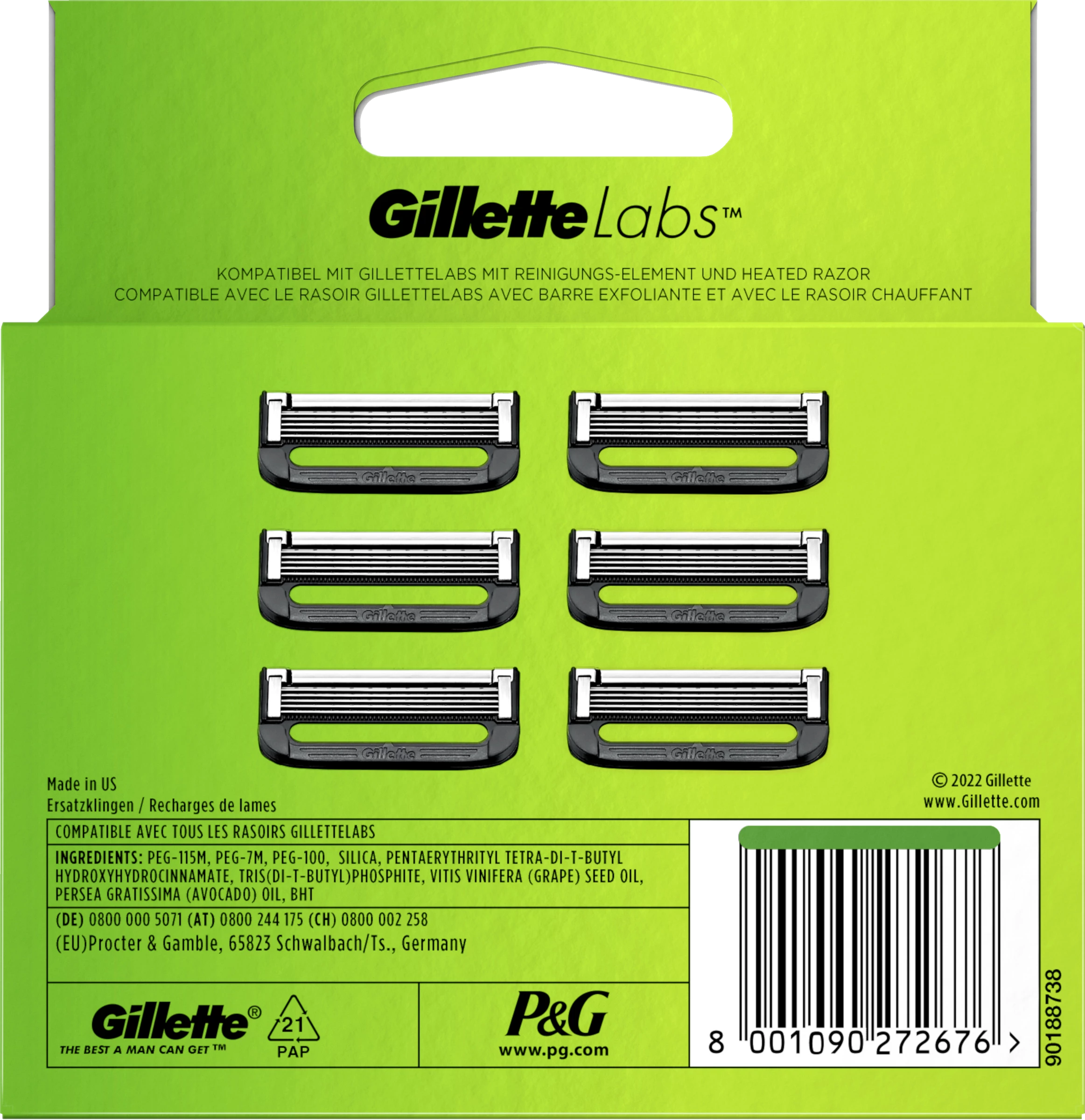Gillette® Labs Rasierklingen 4 Gillette® Labs Rasierklingen – Bild 4