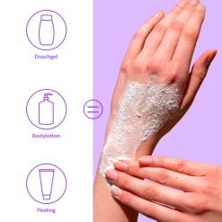 Puremetics 3in1 Dusch-Fluff Sensibelchen Mit Zuckerpeeling -Satin Naturel shop MAM 8667195 SHOP IMAGE 1.4