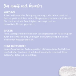 Puremetics 3in1 Dusch-Fluff Sensibelchen Mit Zuckerpeeling -Satin Naturel shop MAM 8667196 SHOP IMAGE 1.4