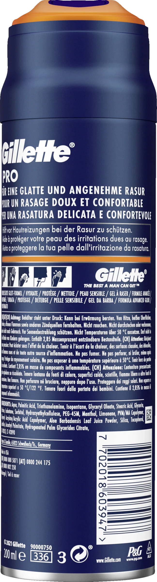 Gillette® Pro Rasiergel Sensitive 2 Gillette® Pro Rasiergel Sensitive – Bild 2