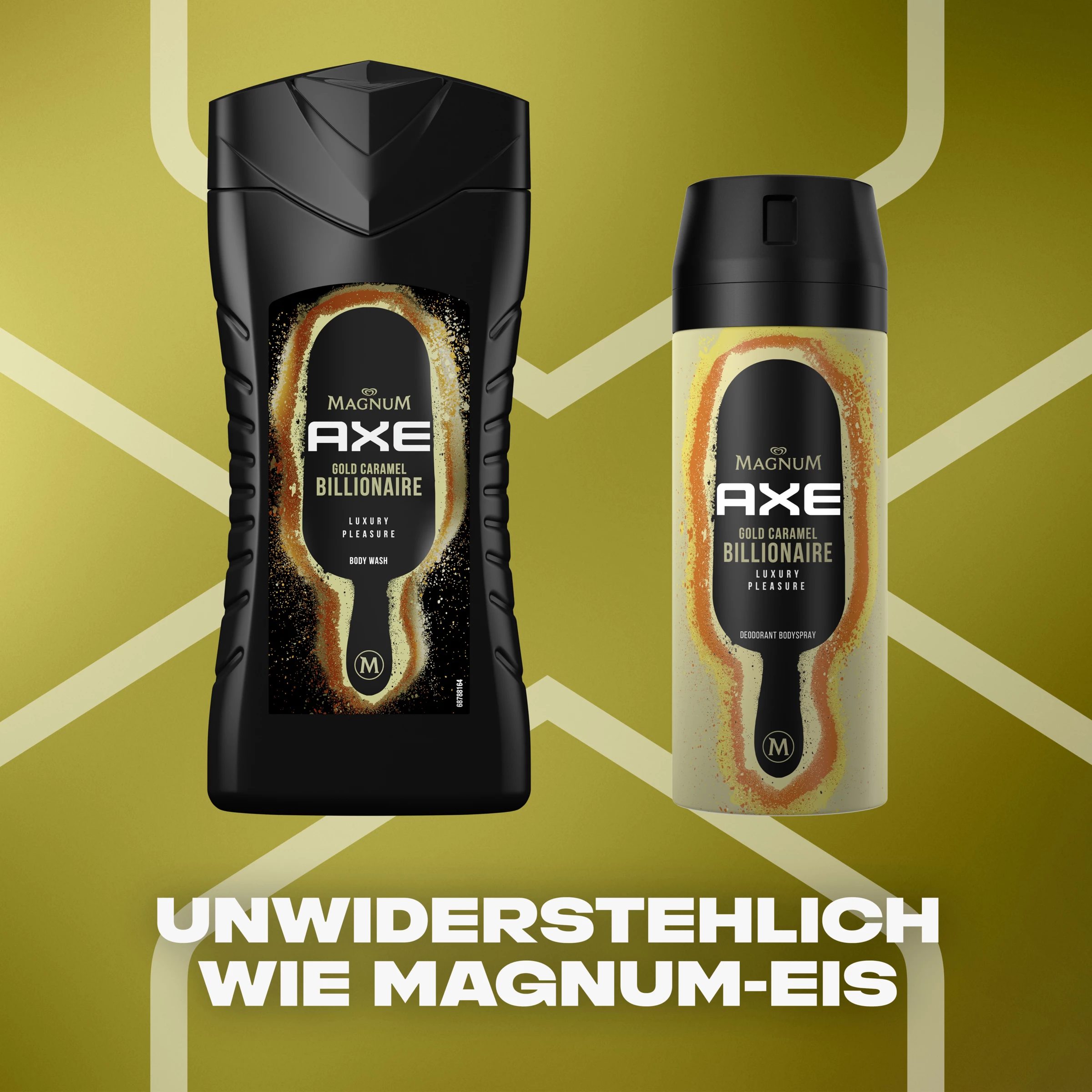 Axe Duschgel Magnum Gold Caramel Billionaire 3 Axe Duschgel Magnum Gold Caramel Billionaire – Bild 3