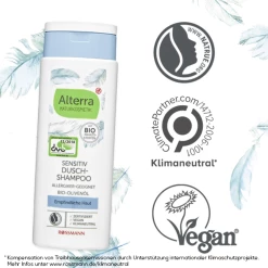 Alterra NATURKOSMETIK Sensitiv Dusch-Shampoo Parfümfrei -Satin Naturel shop MAM 8715380 SHOP IMAGE 1.4