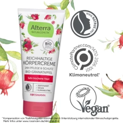 Alterra NATURKOSMETIK Reichhaltige Körpercreme Bio-Granatapfel & Bio-Sheabutter -Satin Naturel shop MAM 8715392 SHOP IMAGE 1.4