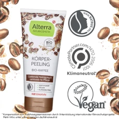 Alterra NATURKOSMETIK Body-Peeling Bio-Kaffee 13 Alterra NATURKOSMETIK Body-Peeling Bio-Kaffee -Satin Naturel shop MAM 8715494 SHOP IMAGE 1.4