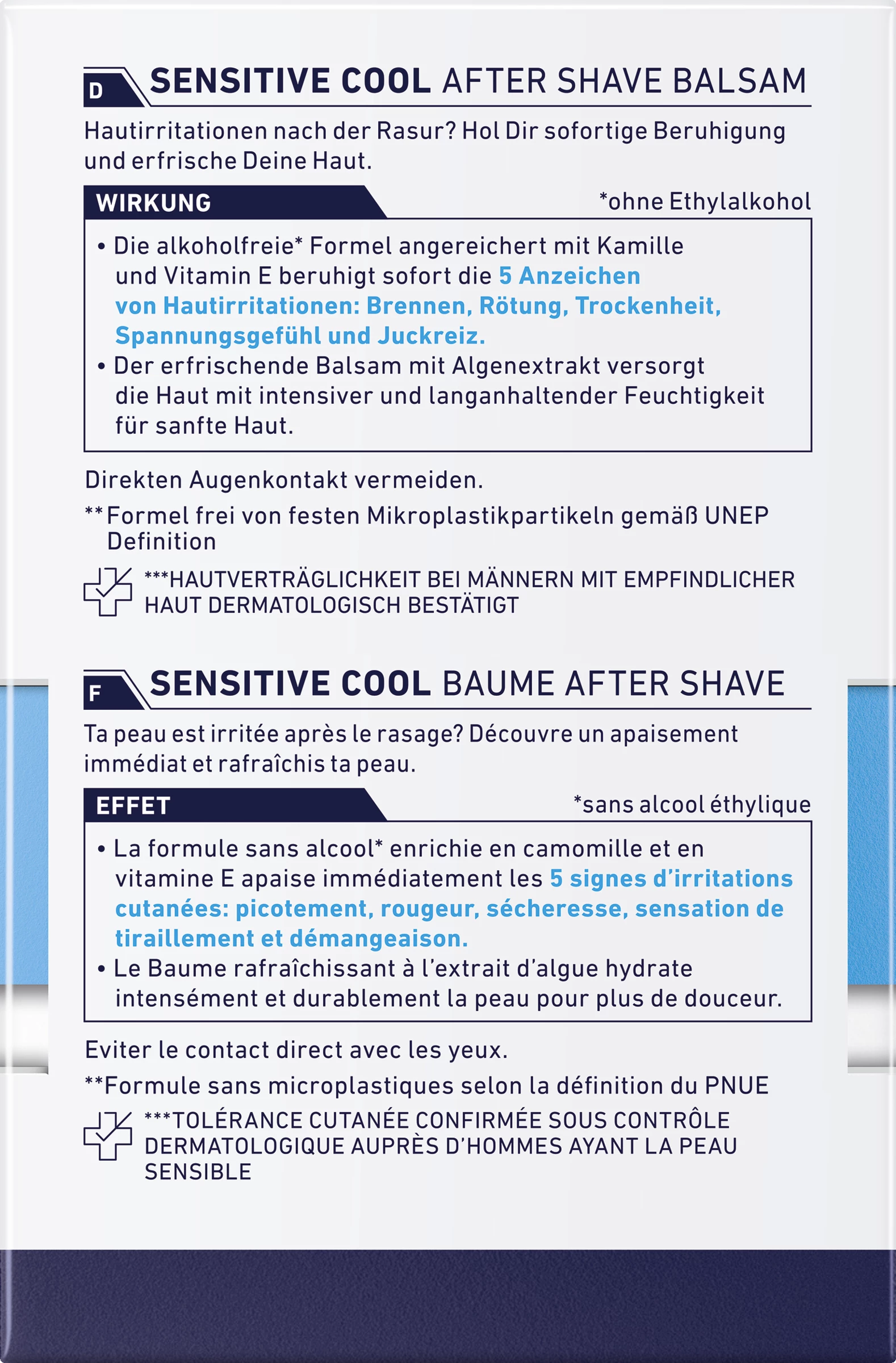 NIVEA MEN Sensitiv Cool After Shave Balsam 2 NIVEA MEN Sensitiv Cool After Shave Balsam – Bild 2