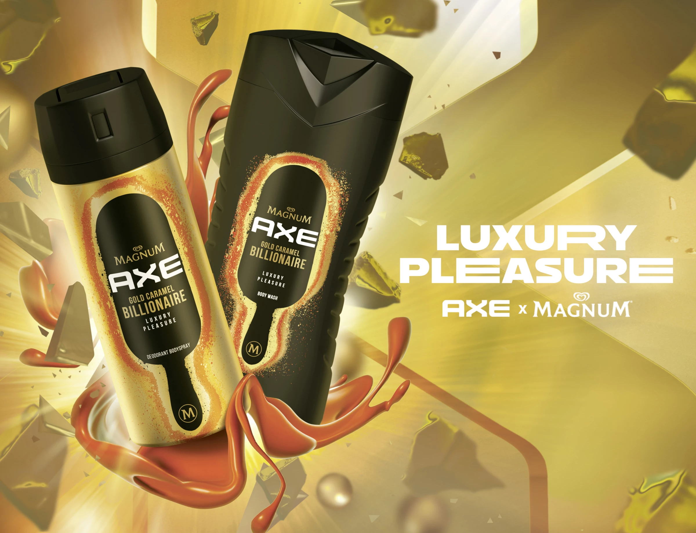 Axe Deo & Body Spray Gold Caramel Billionaire Magnum 3 Axe Deo & Body Spray Gold Caramel Billionaire Magnum – Bild 3