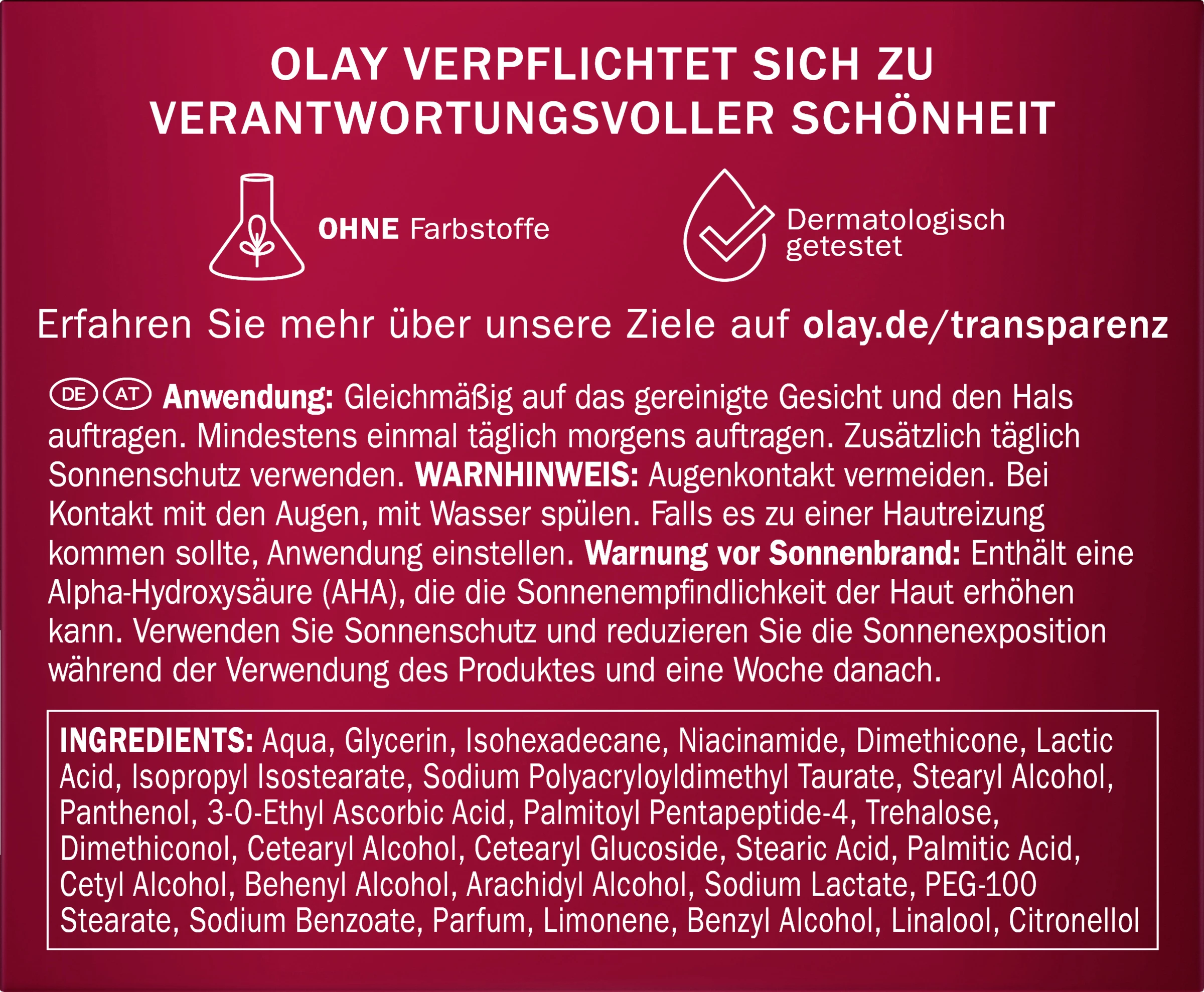 Olay Regenerist Gel-Creme AHA24 + Vitamin C 4 Olay Regenerist Gel-Creme AHA24 + Vitamin C – Bild 4
