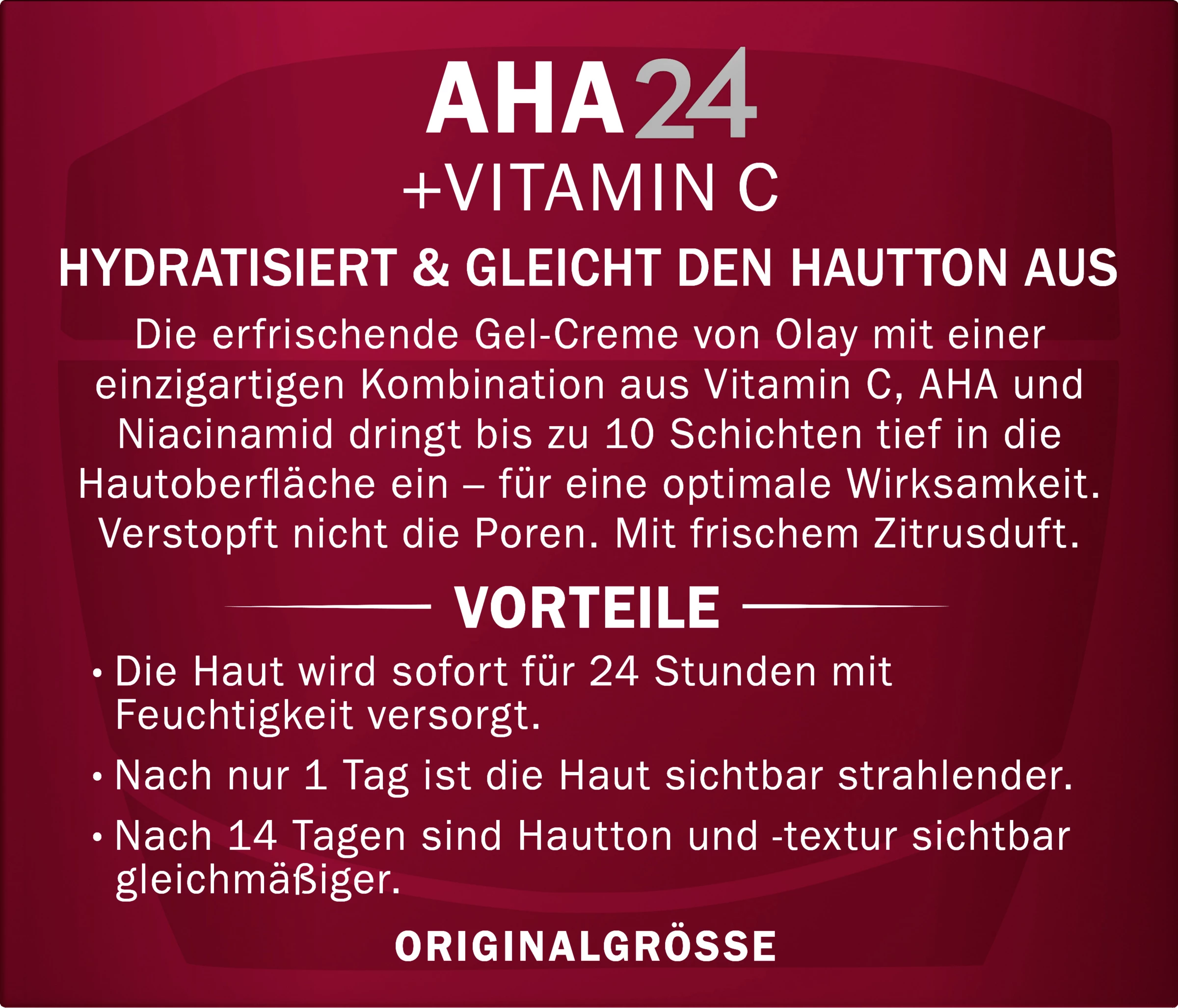 Olay Regenerist Gel-Creme AHA24 + Vitamin C 2 Olay Regenerist Gel-Creme AHA24 + Vitamin C – Bild 2