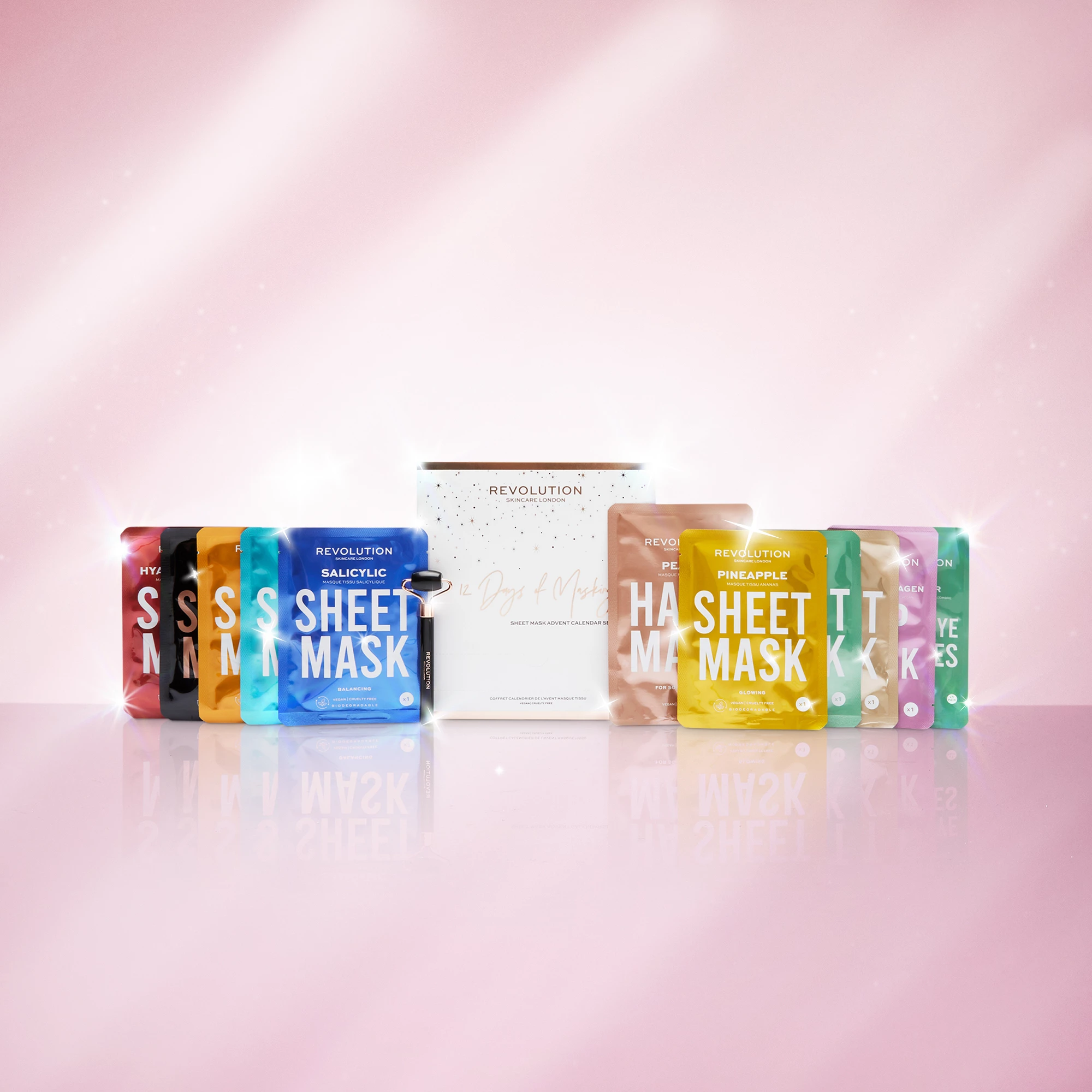 Revolution Skincare 12 Days Of Masking: Sheet Mask Advent Calendar Set 7 Revolution Skincare 12 Days Of Masking: Sheet Mask Advent Calendar Set – Bild 7