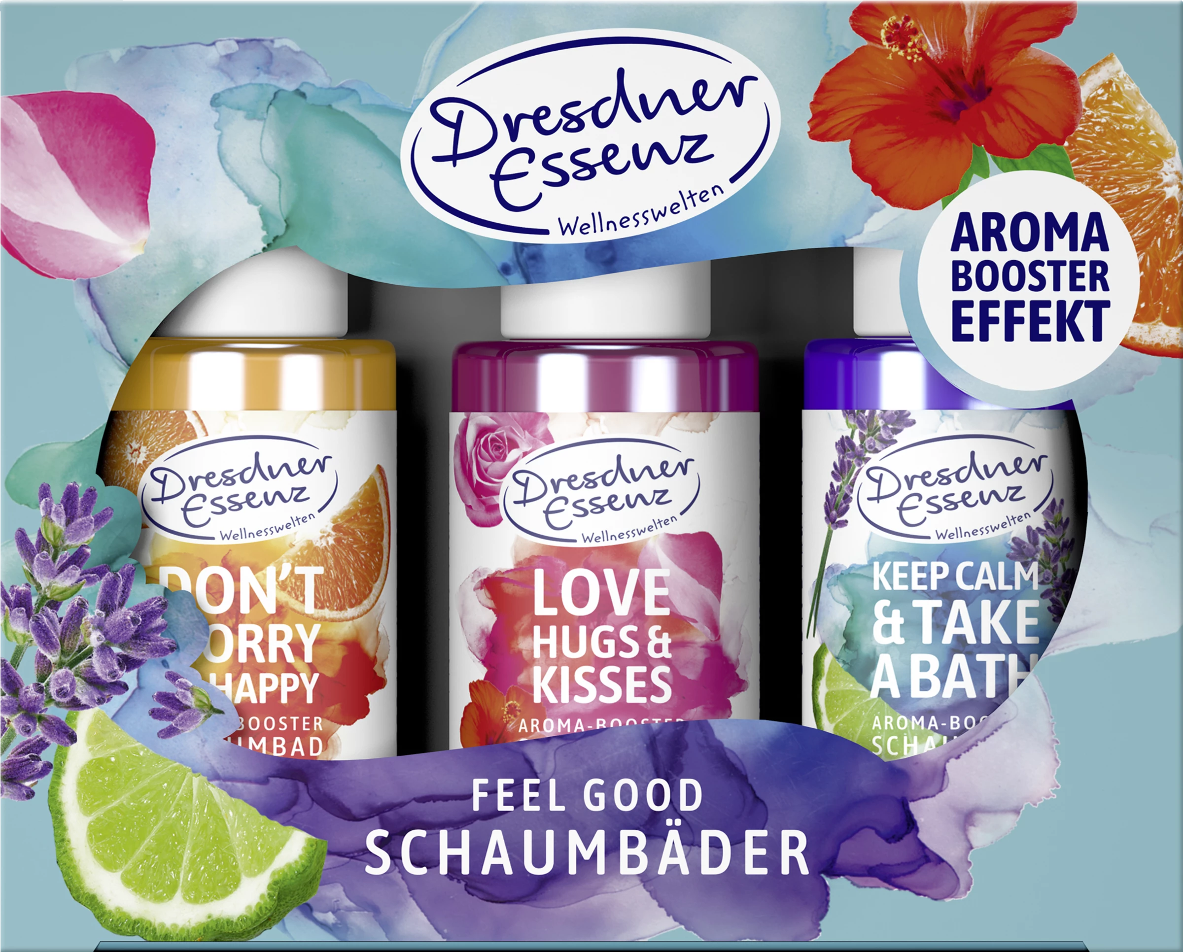 Dresdner Essenz Geschenkset Feel Good Schaumbäder 1 Dresdner Essenz Geschenkset Feel Good Schaumbäder