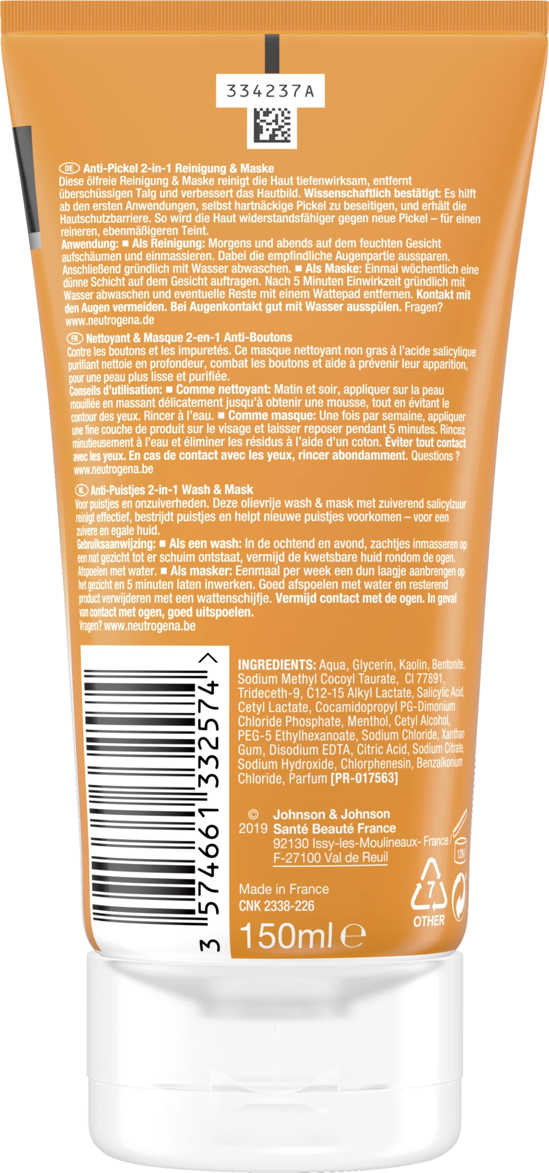 Neutrogena Anti-Pickel 2-in-1 Reinigung & Maske 3 Neutrogena Anti-Pickel 2-in-1 Reinigung & Maske – Bild 3