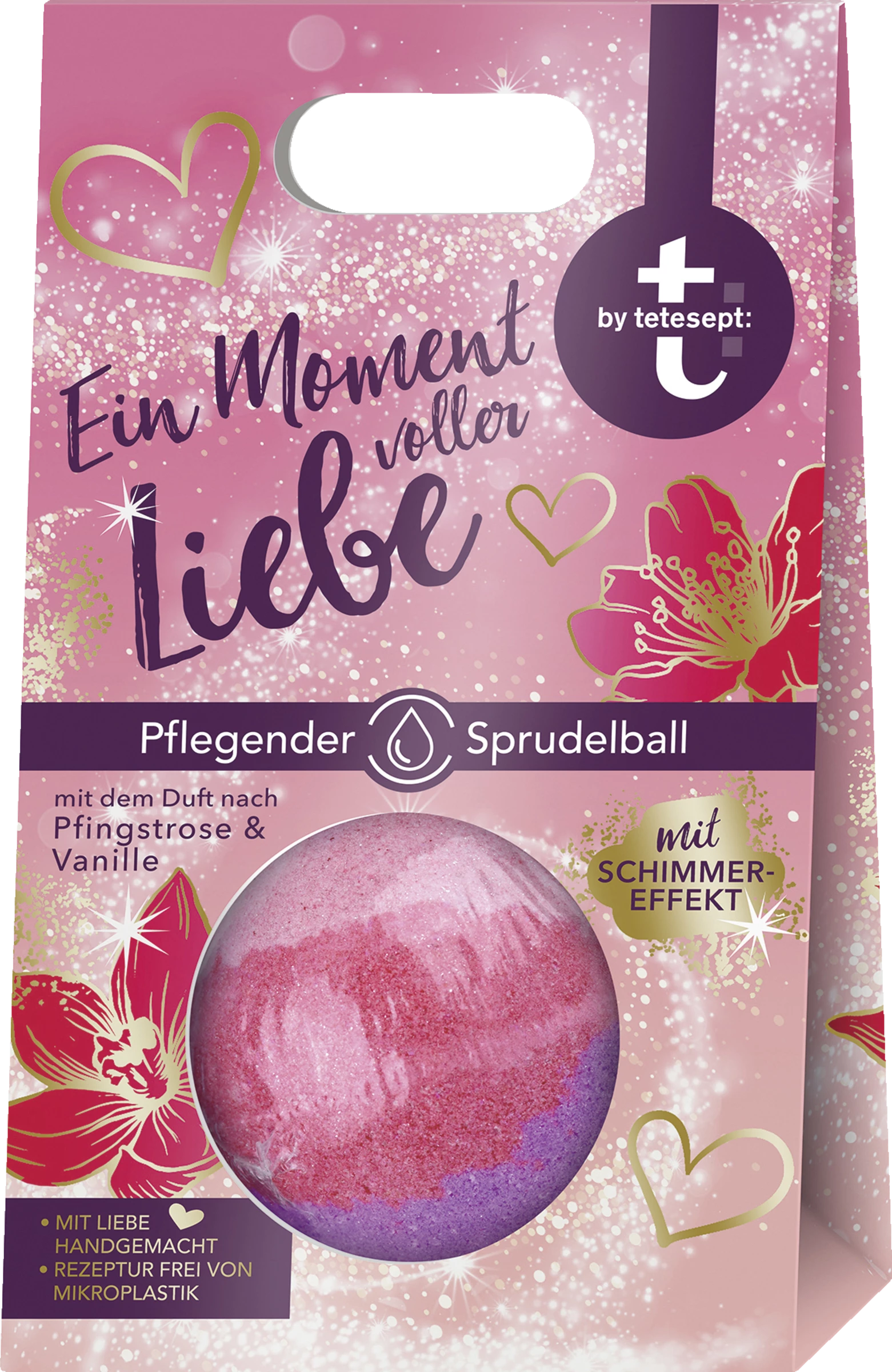 T By Tetesept Pflegender Sprudelball Ein Moment Voller Liebe 1 T By Tetesept Pflegender Sprudelball Ein Moment Voller Liebe