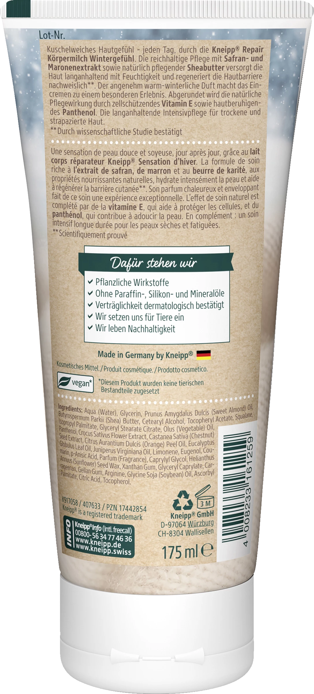 Kneipp Repair Körpermilch Wintergefühl 2 Kneipp Repair Körpermilch Wintergefühl – Bild 2